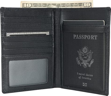 access denied rfid blocking protection napa leather passport holder wallet|Polare Napa Leather Passport Holder With YKK Zipper RFID .